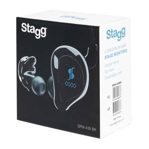 STAGG SPM-435 BK IN-EAR SLUŠALICE 4 DRIVERA