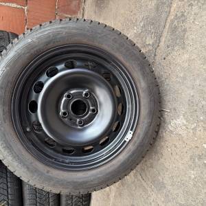 AUDI SET ČELIČNIH 5X112 16" GUME GOODYEAR 205/55R16 / 4 KOMADA