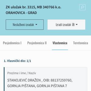 Prodajem šumu u Parku prirode Papuk