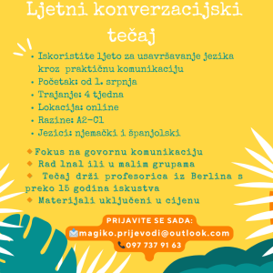 Prof. iz Berlina daje online poduke NJEMAČKI & ŠPANJOLSKI