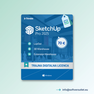 SketchUp Pro 2025 | Trajna Aktivacija