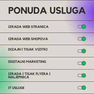 Web dizajn i ostale usluge