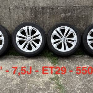 AUDI SET  5X112 18" GUME MICHELIN  245/45R18 / 4 KOMADA
