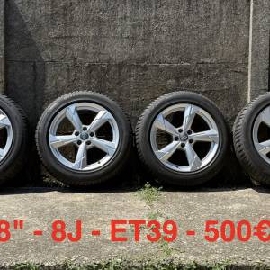 AUDI SET  5X112 18" GUME PIRELLI  225/55R18 / 4 KOMADA