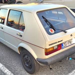 Golf I, dizel, 1.6, 40 kW, TAS, 236.000 km, 2. vlasnik, oldtimer, reg.