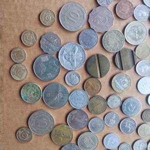 Mega lot stranih kovanica - cca 750 komada