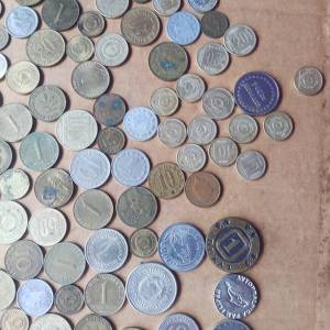 Mega lot stranih kovanica - cca 750 komada