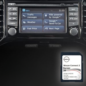 NISSAN navigacija SD kartica sa najnovijim kartama cijele EU + RADARI