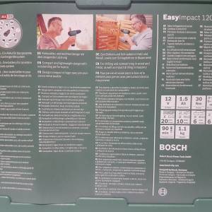 Novo: Bosch EasyImpact 1200 aku udarna Bušilica + Baterija + Punjač