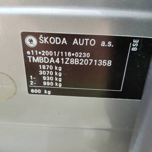 Octavia 1.6 benzin 2011