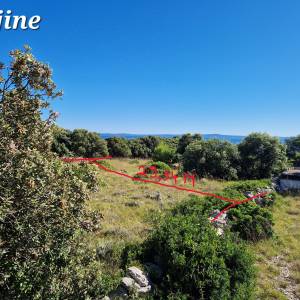 Prodaja zemljišta, otok Vir, prvi red do mora, 7863m2