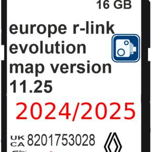 Renault R-link Carminat Live najnovija navigacijska kartica, NOVO