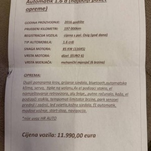 Suzuki SX4 S-Cross 1,6disel ALL GRIP Automatik 6 brzina