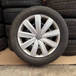 VW SET ČELIČNIH 5X112 16" GUME FALKEN 205/55R16 / 4 KOMADA