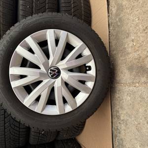 VW SET ČELIČNIH 5X112 16" GUME GOODYEAR 205/55R16 / 4 KOMADA