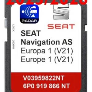 VW ŠKODA SEAT navigacija SD kartica sa najnovijim kartama 2025.-2026.