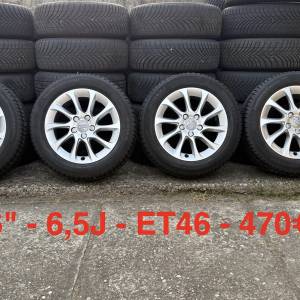 AUDI SET 5X112 16" GUME ZIMSKE CONTINENTAL 205/55R16 / 4 KOMADA