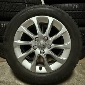 AUDI SET 5X112 16" GUME ZIMSKE CONTINENTAL 205/55R16 / 4 KOMADA