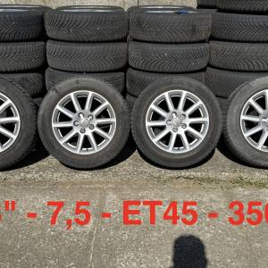 AUDI SET 5X112 16" GUME ZIMSKE PIRELLI 205/60/16 / 4 KOMADA