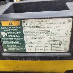 Hyster 5.5 čeoni elektro vilicar 4ooo kg manuloc