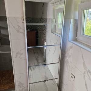Ormarić za cipele s ogledalom