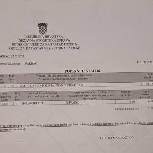 PAKRAC GRAĐEVINSKO zemljište