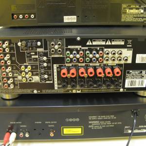 Pojaöalo Pioneer, Denon Tuner, Denon Kasetenrecorder, Denon CD Player,