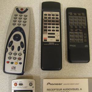 Pojaöalo Pioneer, Denon Tuner, Denon Kasetenrecorder, Denon CD Player,