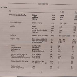 Štednjak SENKO Central C-35 inox lux 2035