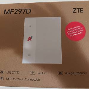 ZTE MF297D Router 4G LTE Wi-Fi 6 Cat12 1xWAN/LAN 3xLAN 1xRJ11 1xSIM