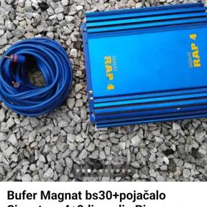 Bufer+pojačalo +2din radio