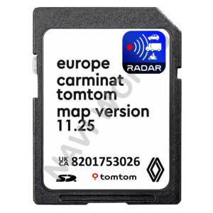 Renault R-link Carminat Live najnovija navigacijska kartica NOVO