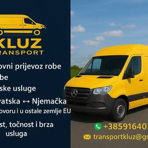 Selidbe i prijevoz stvari – kombi do 3,5T