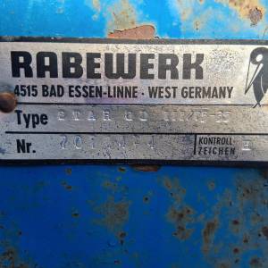 Trobrazni Plug Rabewerk 3×14" Rešetkasti