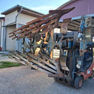 Trobrazni Plug Rabewerk 3×14" Rešetkasti