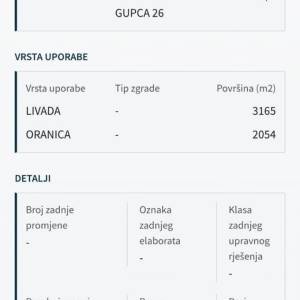 Zemljište Pojatno, uz glavnu cestu