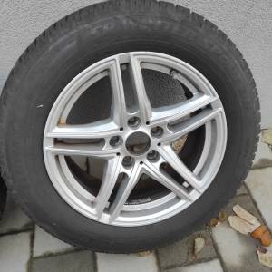 BMW X1, X3, allu felge 17" 5x120 Dunlop Winter 225/60R17