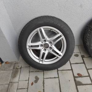 BMW X1, X3, allu felge 17" 5x120 Dunlop Winter 225/60R17