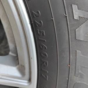 BMW X1, X3, allu felge 17" 5x120 Dunlop Winter 225/60R17