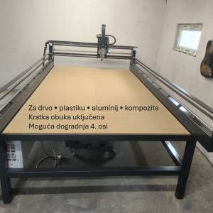 CNC glodalica 130x270 cm – NOVO, univerzalna primjena
