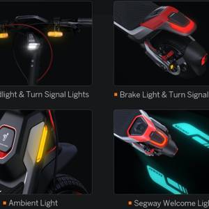 Električni romobili Segway KickScooter P100