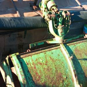 Freza za zemlju, masivna malo korištena, 100 cm,  veliki noževi .