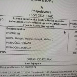 Kuća s okućnicom i livada