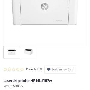 Laptop LENOVO V15 + HP laserski pisač GRATIS