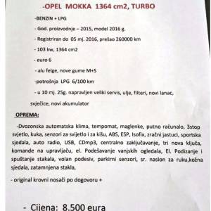 Opel Mokka 1.4, Turbo B+LPG