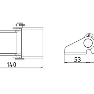 ŠARKE STRANICA ZA PRIKOLICU - KOMPLET