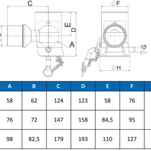 SET NOSAČA ZA KIPER KESON 98 - ECO