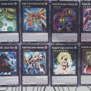 Yu-Gi-Oh ZEXAL set 150 karata - svi brojevi i chaos brojevi