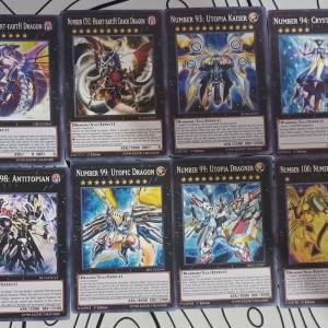 Yu-Gi-Oh ZEXAL set 150 karata - svi brojevi i chaos brojevi