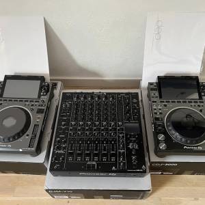 AlphaTheta CDJ-3000X , AlphaTheta Euphonia, Pioneer DJM-A9 DJ Mixer